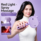 Hair Brush, Rechargeable Anti-Static Massage Air Cushion Comb Beige Cat