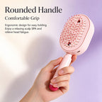 Anti-Tangle, Anti Static Electric Spray Air Cushion Massage Comb for Women, Rechargeable Steam Hair Straightener