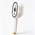 Anti-Tangle, Anti Static Electric Spray Air Cushion Massage Comb for Women, Rechargeable Steam Hair Straightener