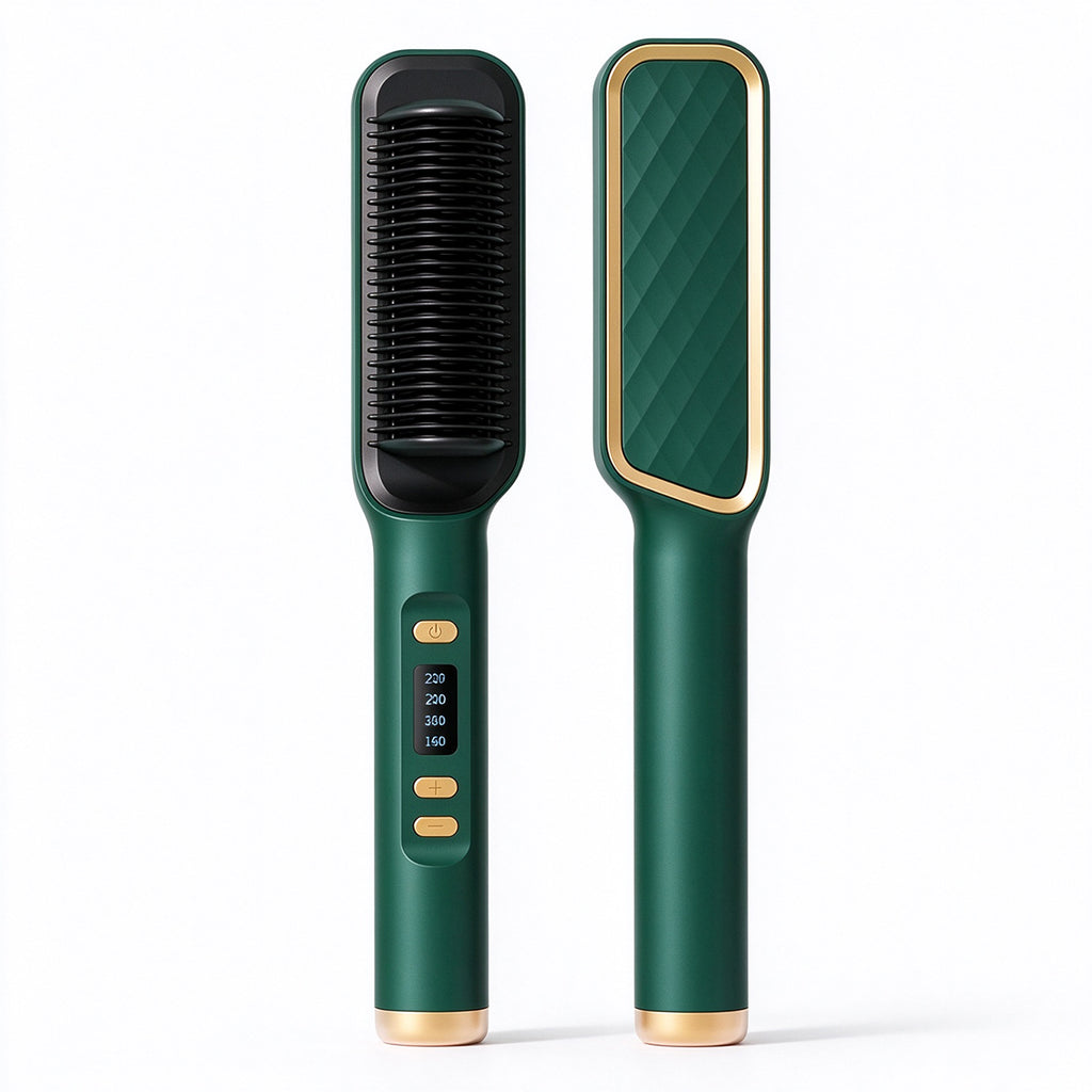 Negative ion straightener, lazy curling rod, two-in-one hair curling and straightening clamp, electric curling comb