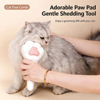 Cat Paw Comb ,Cat Brush for Shedding, Self Cleaning Brush for Long & Short Hair Cats