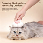Cat Paw Comb ,Cat Brush for Shedding, Self Cleaning Brush for Long & Short Hair Cats