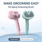 Mevera Cat Brush for Shedding, Self Cleaning Brush for Long Short Hair Cats